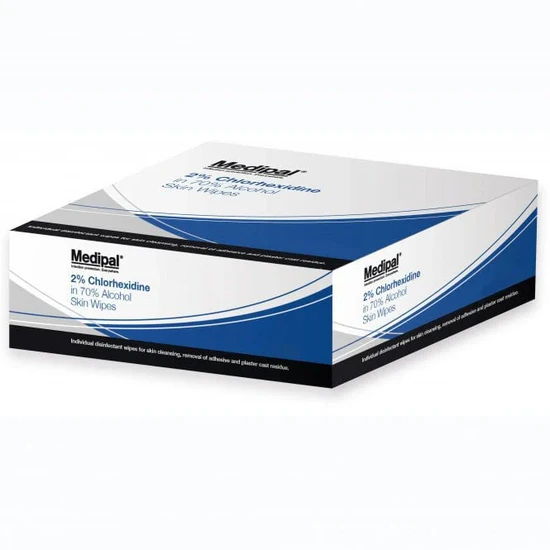 Medipal 70% Alcohol Chlorhexidine Skin Wipes Mini