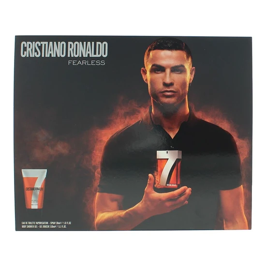 Cristiano Ronaldo CR7 Fearless Gift Set 30ml Eau De Toilette + 150ml Shower Gel