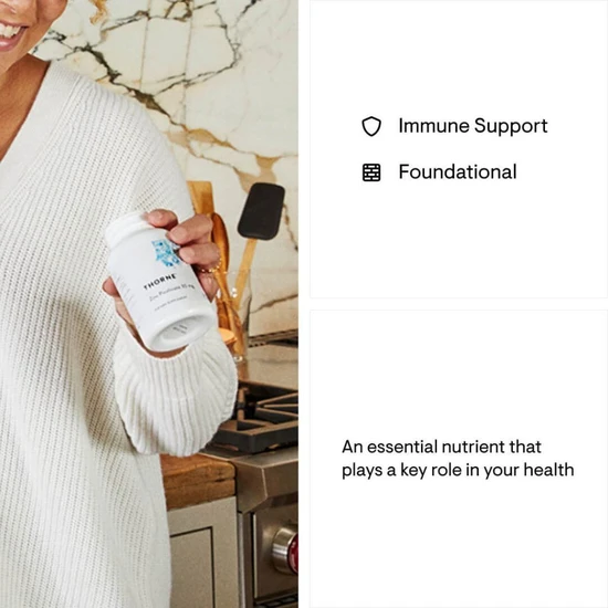 Thorne Zinc Picolinate 30mg Capsules 180 Capsules