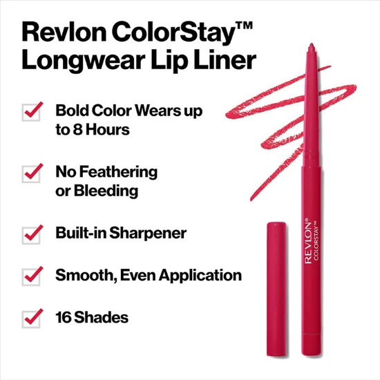 Revlon Lip Line ColourStay Longwear 713 RubyInd Wrapped