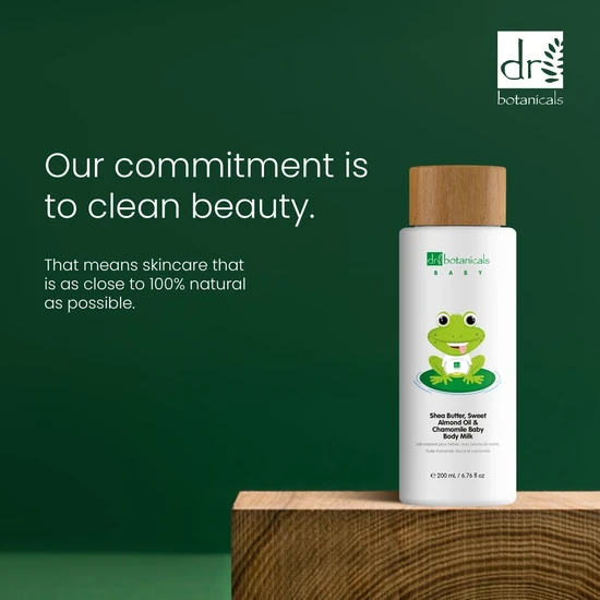 Dr Botanicals Sweet Almond Oil & Chamomile Baby Body Milk 200ml