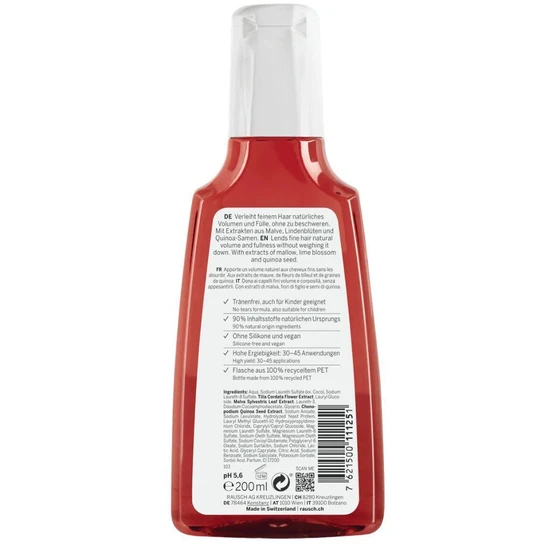 Rausch Mallow Volume Shampoo For Fine Hair 200ml