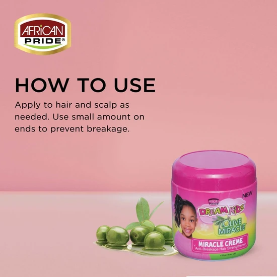 African Pride Dream Kids Olive Miracle Creme 170g