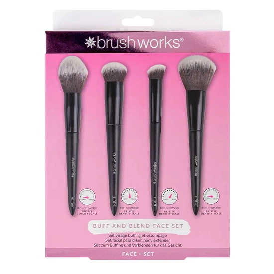 Brushworks Buff & Blend Face Set