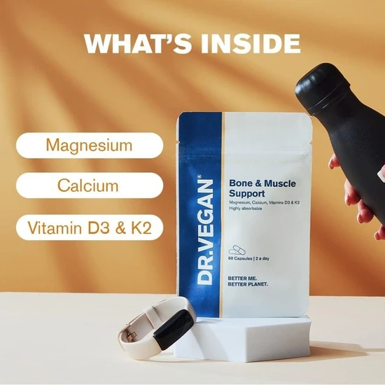 Dr Vegan Bone & Muscle Support Capsules 60 Capsules