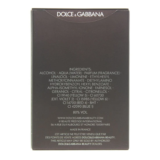 Dolce & Gabbana The One For Men Eau De Toilette 30ml