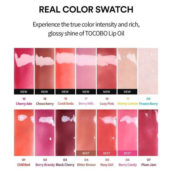 TOCOBO Juicy Berry Plumping Lip Oil 03 Black Cherry