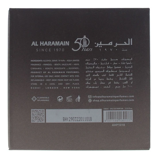 Al Haramain Hayati Eau De Parfum 100ml