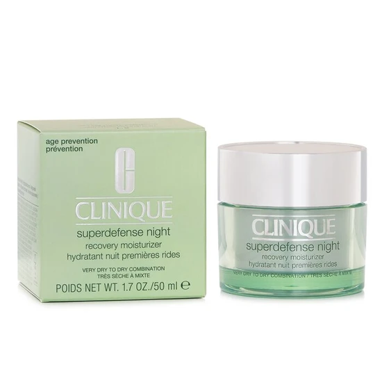 Clinique Superdefense Night Recovery Moisturiser Very Dry to Dry Combination