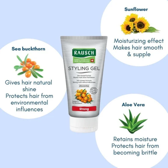 Rausch Strong Hold Styling Gel 150ml