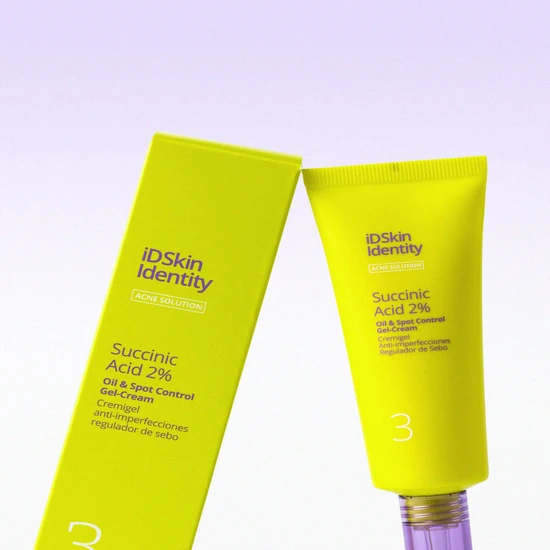 iD Skin Identity Acne Solution Succinic Acid 2% Oil & Spot Control Gel-Cream 50ml
