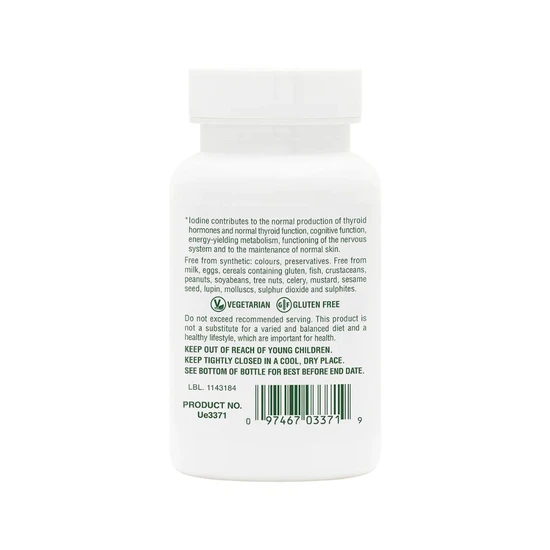 Nature's Plus Potassium Iodide 150mcg Iodine Tablets 100 Tablets