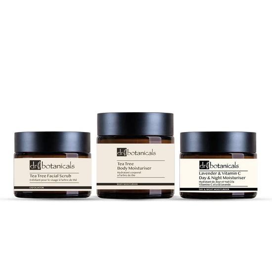 Dr Botanicals Anti-Ageing La Rose Francaise Evening Skin Care Women's Deluxe Gift Set