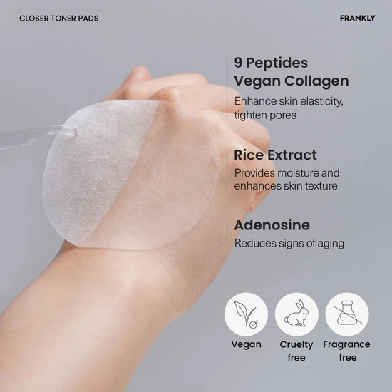 FRANKLY Closer Pore Tightening Toner Pads 105ml