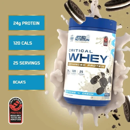 Applied Nutrition Critical Whey Cookies 'N' Cream 825g