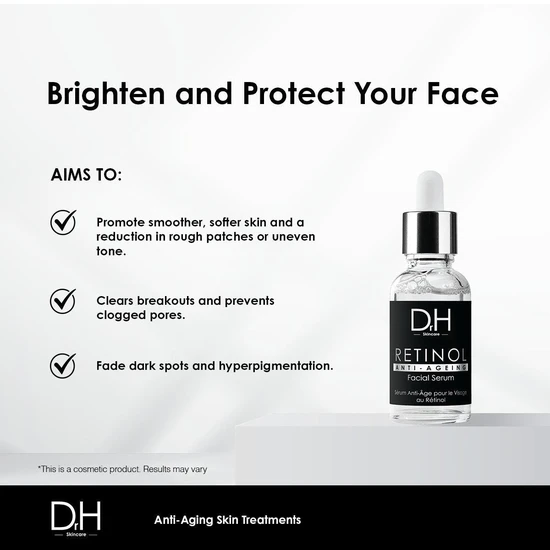 Dr H Anti-Ageing Retinol Facial Serum 30ml