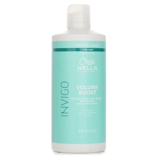 Wella Invigo Volume Boost Crystal Mask With Cotton Extract Fine Hair 500ml