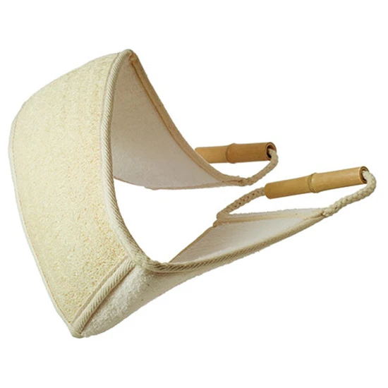 Hydrea London Bamboo & Loofah Exfoliating Back Strap