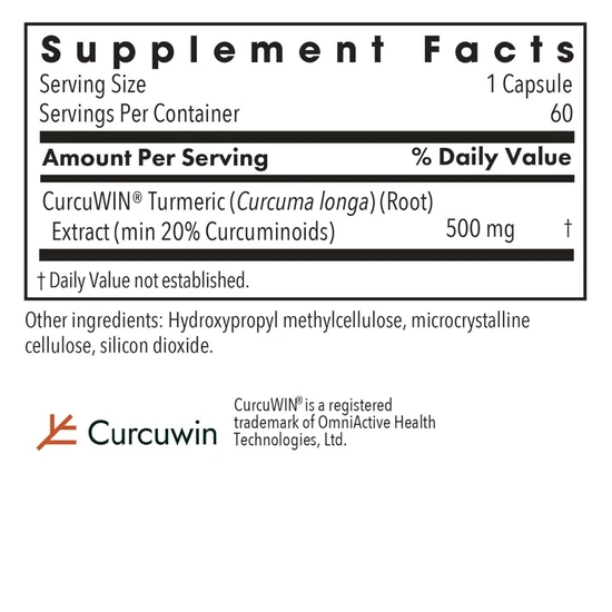 Allergy Research Group CurcuWIN Capsules 500 Capsules