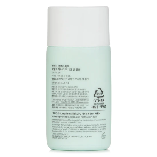 Etude House Sunprise Mild Airy Finish Sunmilk 55ml