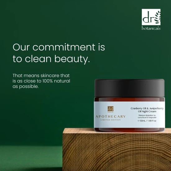 Dr Botanicals Cranberry Oil & Juniperberry Oil Night Cream 50ml