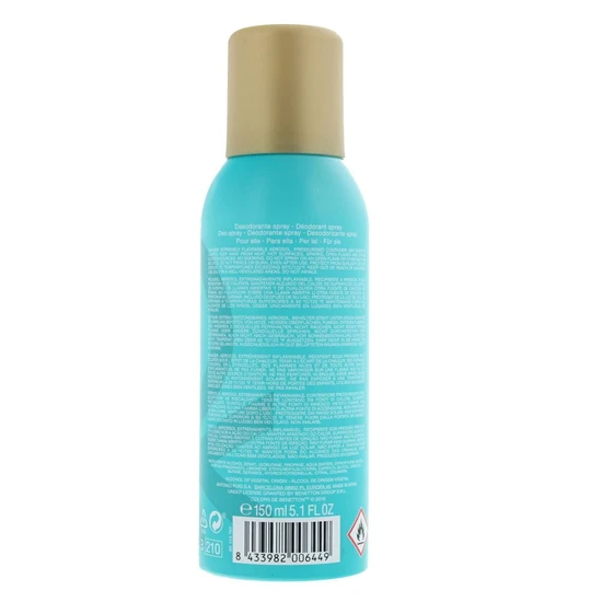 United Colors Of Benetton Colours De Benetton Blue Deodorant Spray 150ml