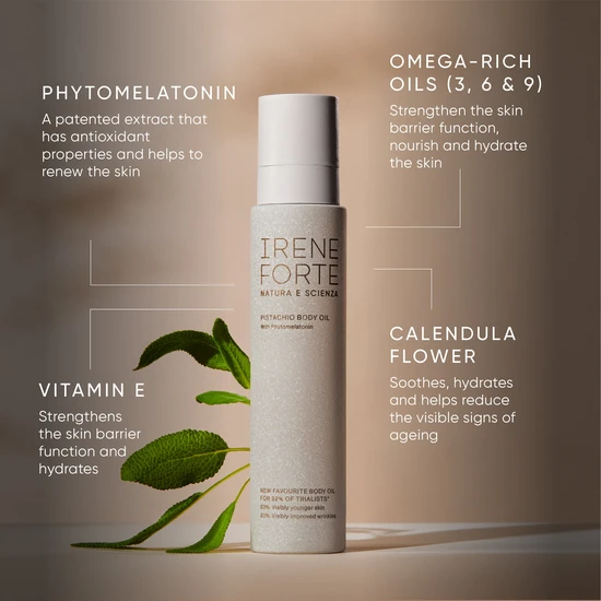 Irene Forte Pistachio Body Oil With Phytomelatonin