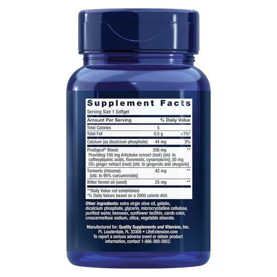 Life Extension Bloat Relief 60 Softgels