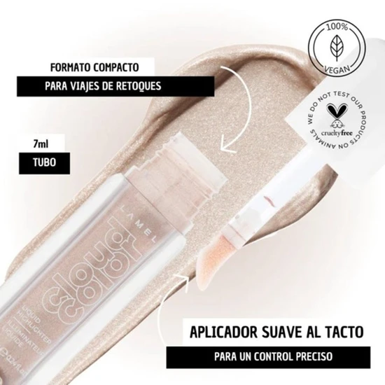 Lamel Cloud Colour Liquid Highlighter 01 Moonstone
