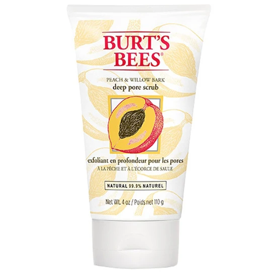 Burt's Bees Peach & Willowbark Deep Pore Scrub 110g