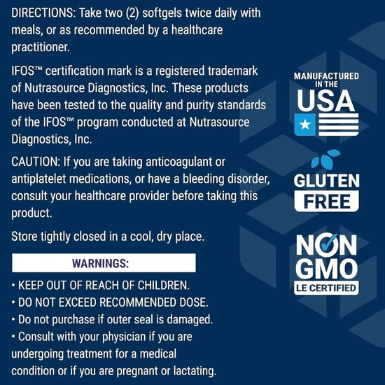 Life Extension Super Omega-3 Plus Softgels 120 Softgels