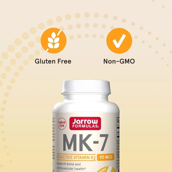 Jarrow Formulas Vitamin K2 MK7 90mcg Softgels 60 Softgels