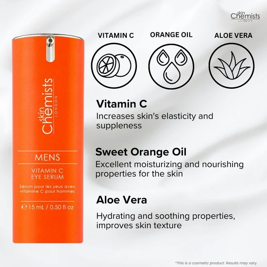 skinChemists SC Mens Vitamin C Facial & Eye Serum