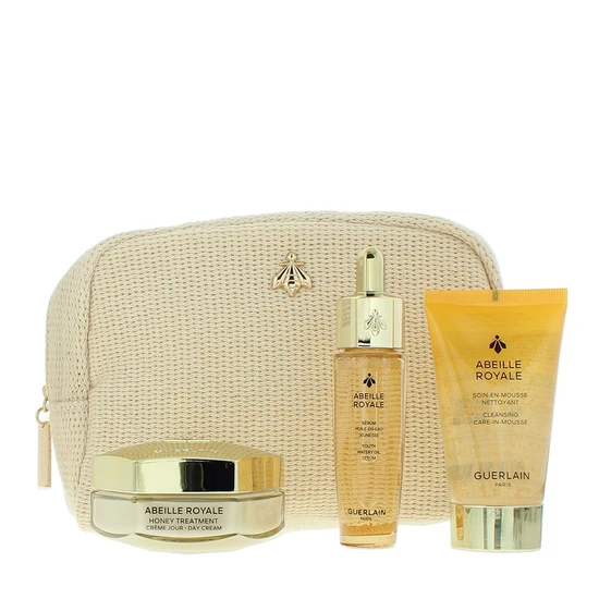 GUERLAIN Gift Set: Day Cream 50ml Cleansing Foam 40ml Oil Serum 15ml