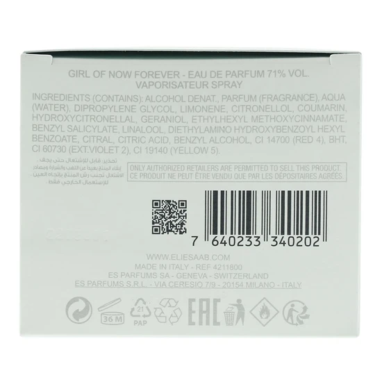 Elie Saab Girl Of Now Forever Eau De Parfum 30ml