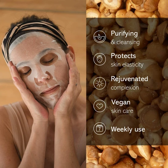 Montagne Jeunesse Earth Kiss Super Naturals Kombucha & Shiitake Purifying Sheet Mask 10g