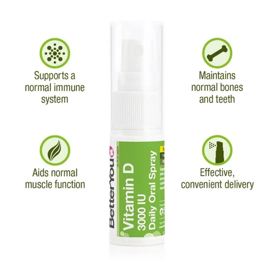 BetterYou Vitamin D 3000 Oral Spray 15ml