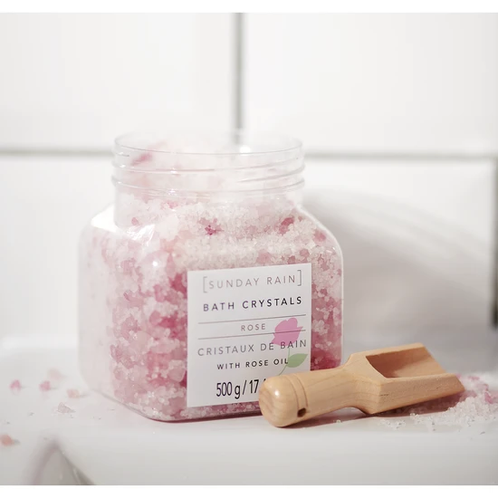 Sunday Rain Bath Crystals Rose 500g