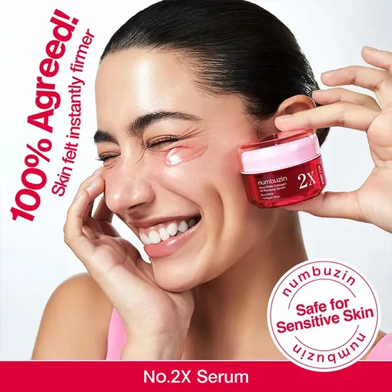Numbuzin No. 2 Rose PDRN Collagen 2x Plumping Serum 30ml