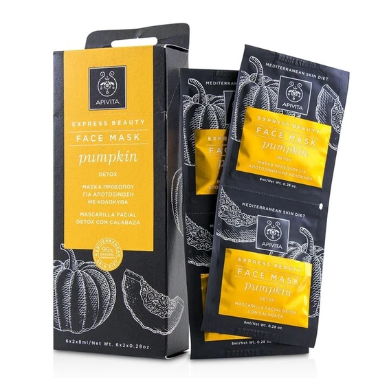 APIVITA Express Beauty Face Mask With Pumpkin 6x(2x8ml)