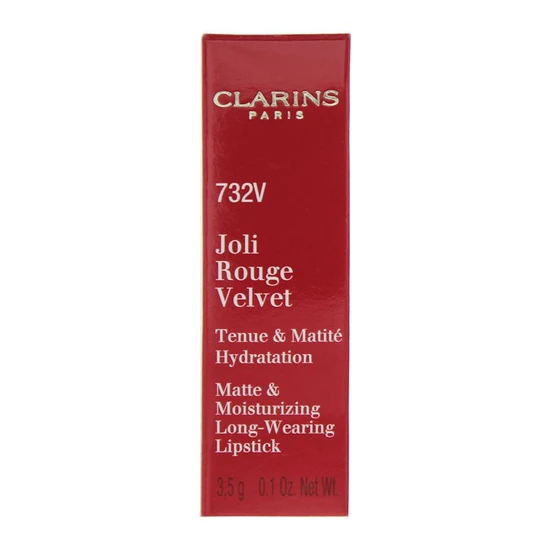 Clarins Joli Rouge Velvet Lipstick 732V Grenadine