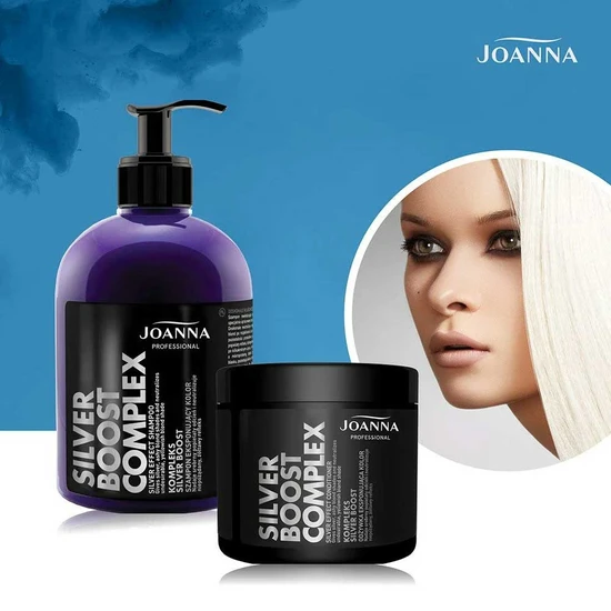 Joanna Professional Silver Boost Complex Conditioner For Coloured Hair 500g