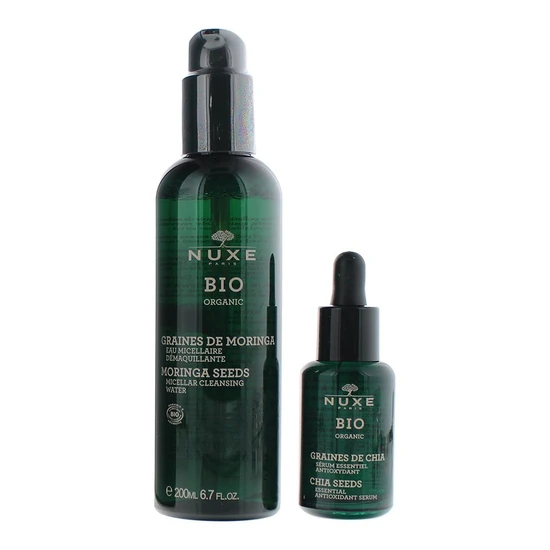 Nuxe Bio Organic Gift Set Serum + Micellar Cleansing Water