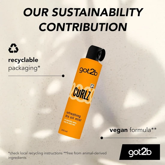 Schwarzkopf Curlz Refreshing Dry Oil Mist 200ml