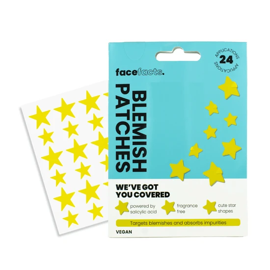 Face Facts Blemish Patches Yellow Stars 24 Application