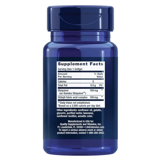 Life Extension Super Ubiquinol CoQ10 100mg 60 Softgels