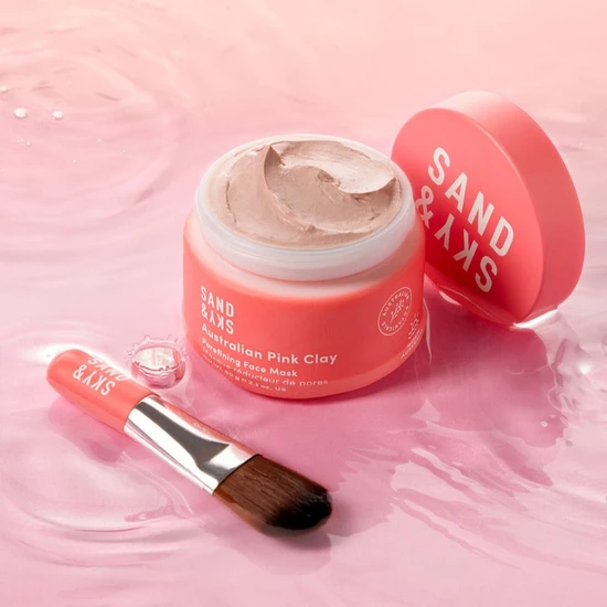 Sand & Sky Australian Pink Clay Porefining Face Mask 30g