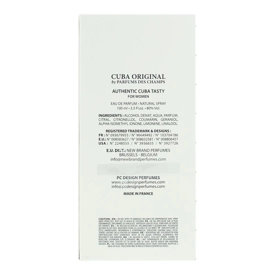 Cuba Authentic Tasty Eau De Parfum 100ml