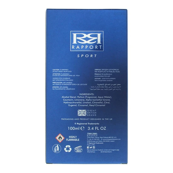 Dana Rapport Sport Eau De Toilette 100ml