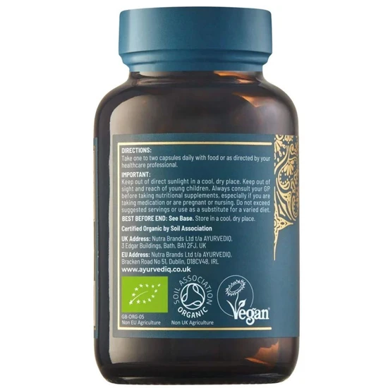 Ayurvediq Wellness Organic Amla Fruit Capsules 60 Capsules